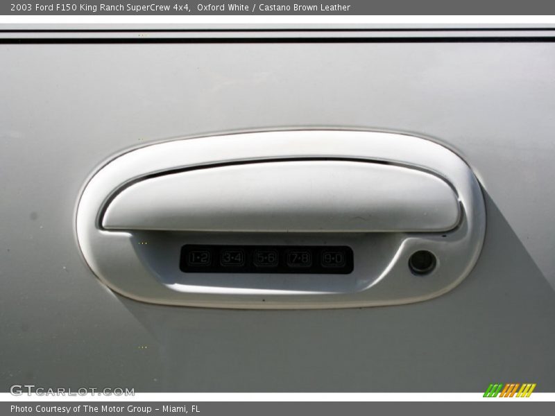 Oxford White / Castano Brown Leather 2003 Ford F150 King Ranch SuperCrew 4x4