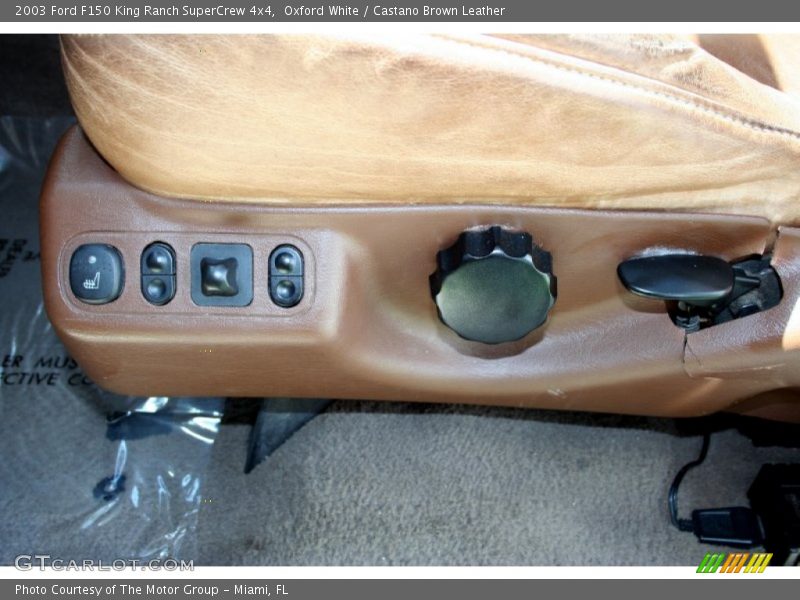 Oxford White / Castano Brown Leather 2003 Ford F150 King Ranch SuperCrew 4x4