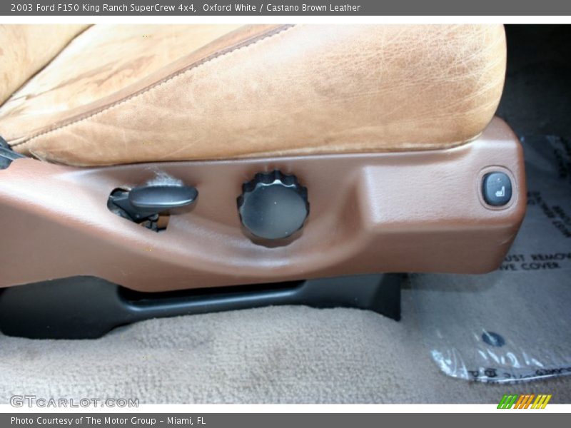 Oxford White / Castano Brown Leather 2003 Ford F150 King Ranch SuperCrew 4x4