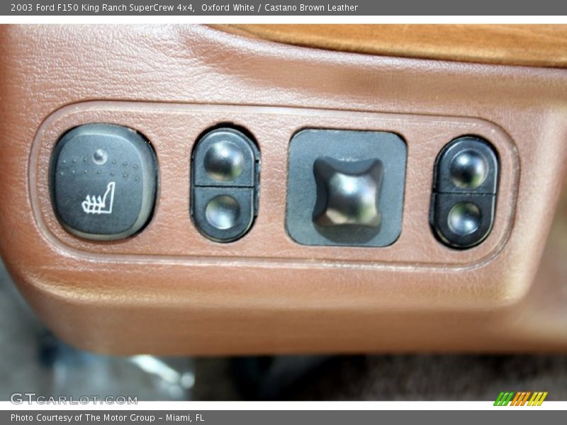 Oxford White / Castano Brown Leather 2003 Ford F150 King Ranch SuperCrew 4x4