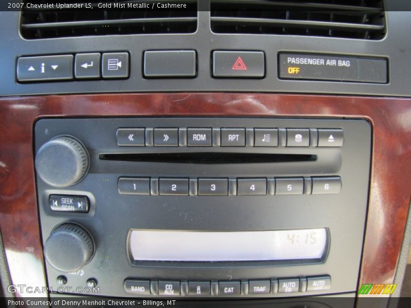 Controls of 2007 Uplander LS
