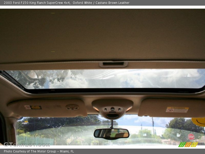 Oxford White / Castano Brown Leather 2003 Ford F150 King Ranch SuperCrew 4x4