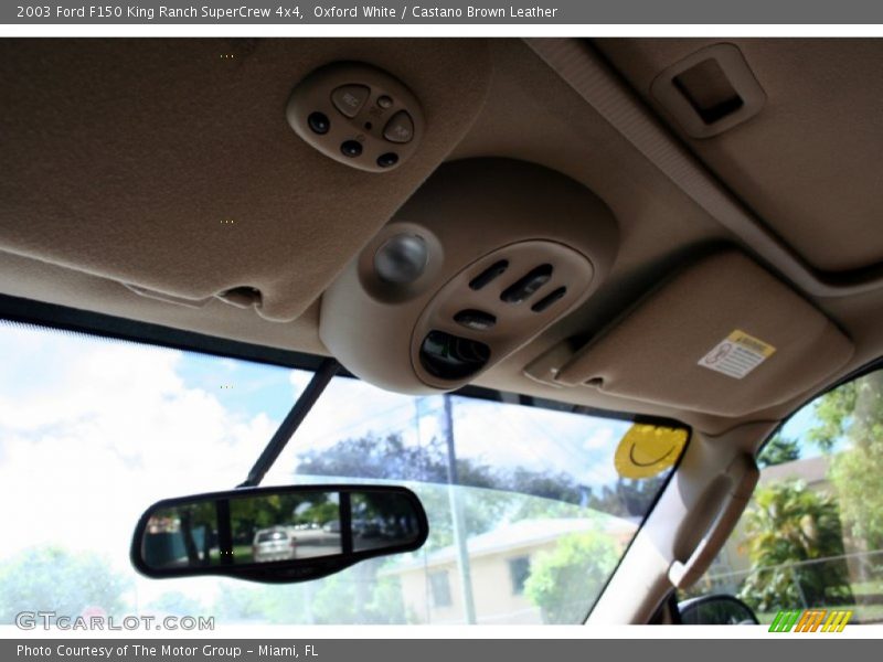 Oxford White / Castano Brown Leather 2003 Ford F150 King Ranch SuperCrew 4x4