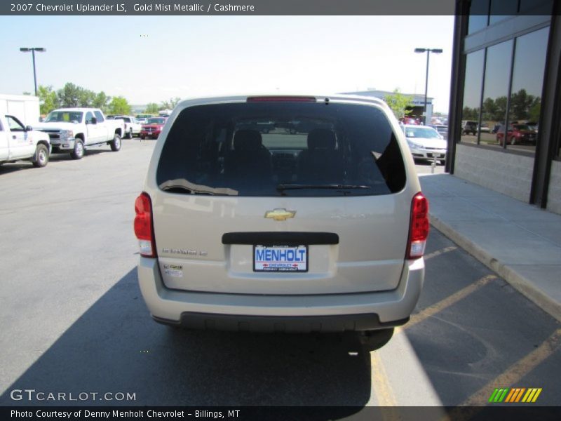 Gold Mist Metallic / Cashmere 2007 Chevrolet Uplander LS