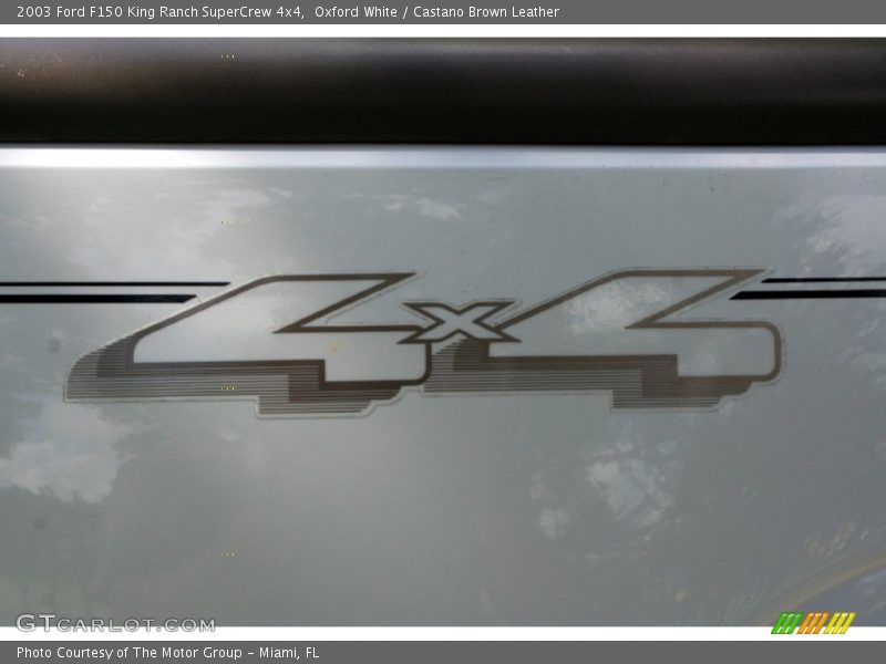 Oxford White / Castano Brown Leather 2003 Ford F150 King Ranch SuperCrew 4x4