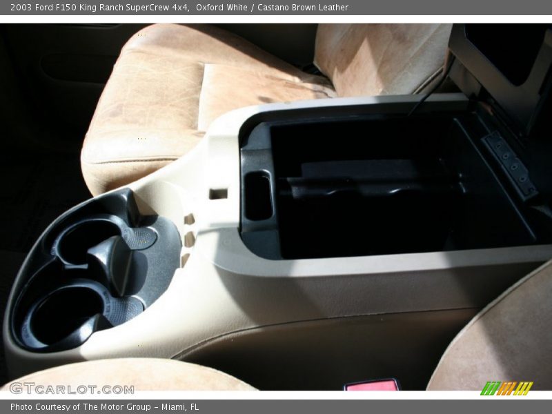 Oxford White / Castano Brown Leather 2003 Ford F150 King Ranch SuperCrew 4x4