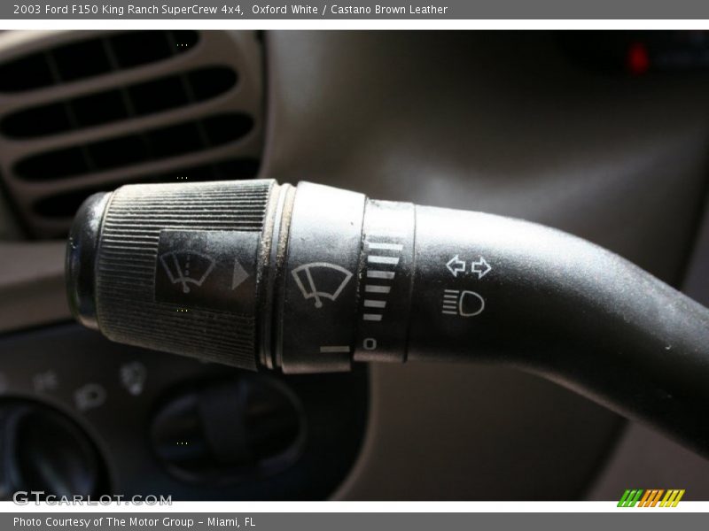 Oxford White / Castano Brown Leather 2003 Ford F150 King Ranch SuperCrew 4x4