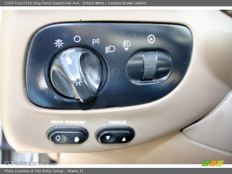 Oxford White / Castano Brown Leather 2003 Ford F150 King Ranch SuperCrew 4x4