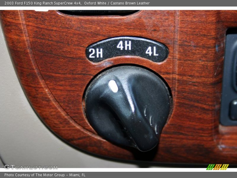 Oxford White / Castano Brown Leather 2003 Ford F150 King Ranch SuperCrew 4x4