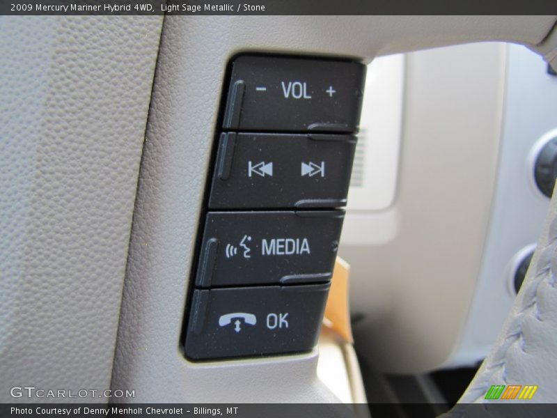Controls of 2009 Mariner Hybrid 4WD