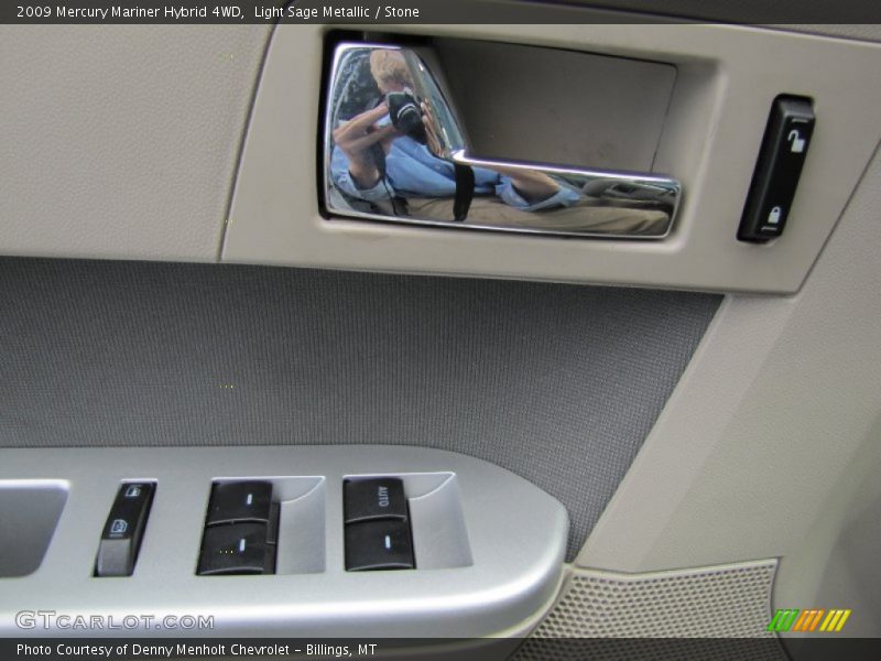 Light Sage Metallic / Stone 2009 Mercury Mariner Hybrid 4WD