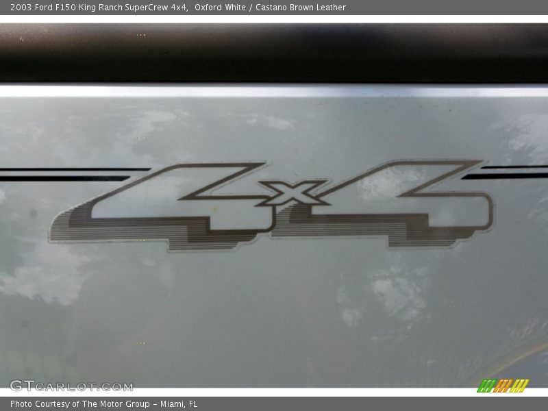 Oxford White / Castano Brown Leather 2003 Ford F150 King Ranch SuperCrew 4x4