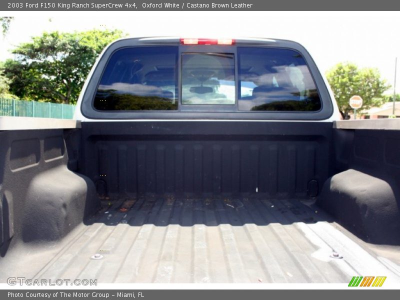 Oxford White / Castano Brown Leather 2003 Ford F150 King Ranch SuperCrew 4x4