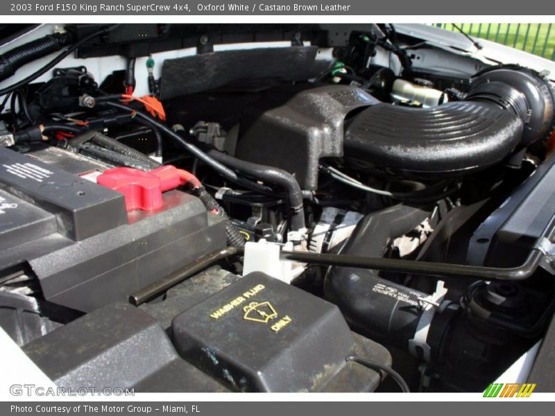 Oxford White / Castano Brown Leather 2003 Ford F150 King Ranch SuperCrew 4x4
