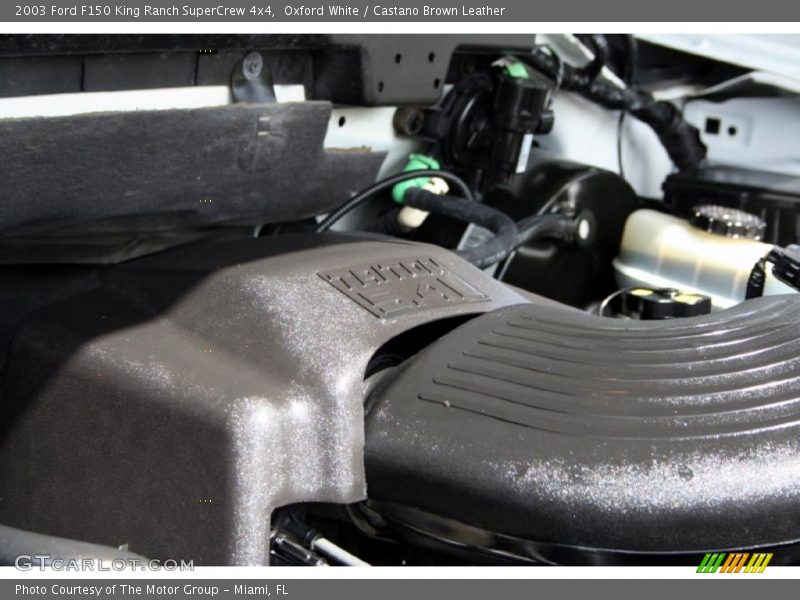 Oxford White / Castano Brown Leather 2003 Ford F150 King Ranch SuperCrew 4x4