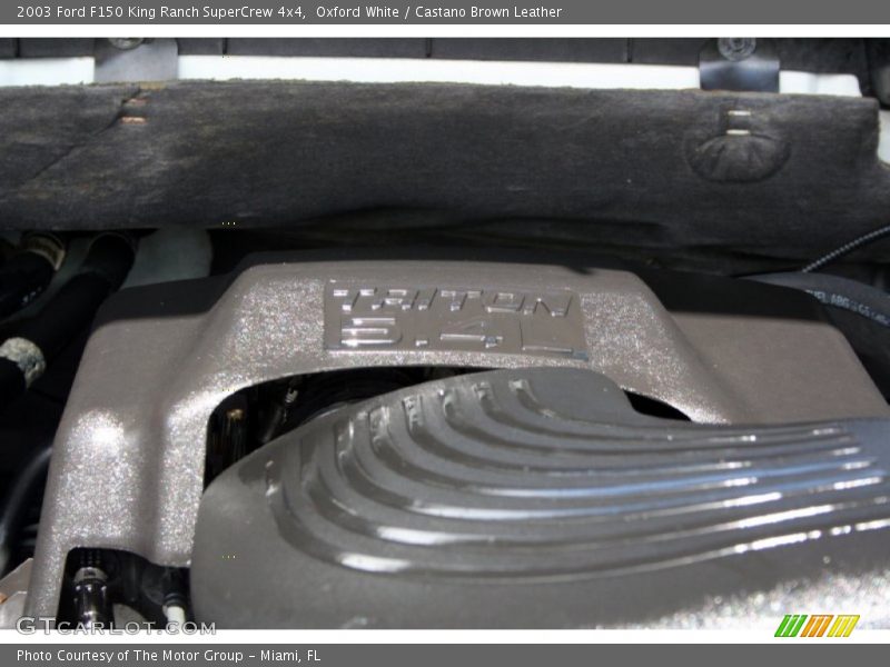 Oxford White / Castano Brown Leather 2003 Ford F150 King Ranch SuperCrew 4x4