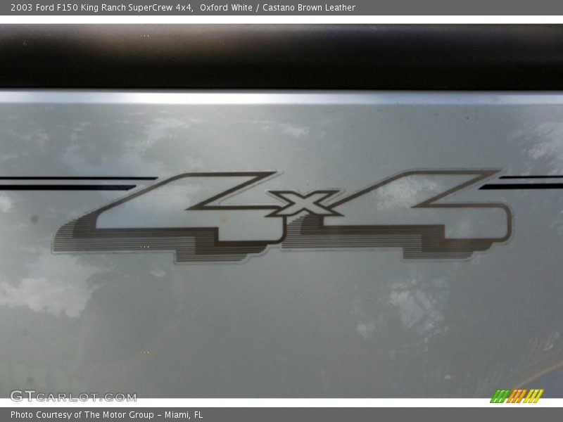 Oxford White / Castano Brown Leather 2003 Ford F150 King Ranch SuperCrew 4x4