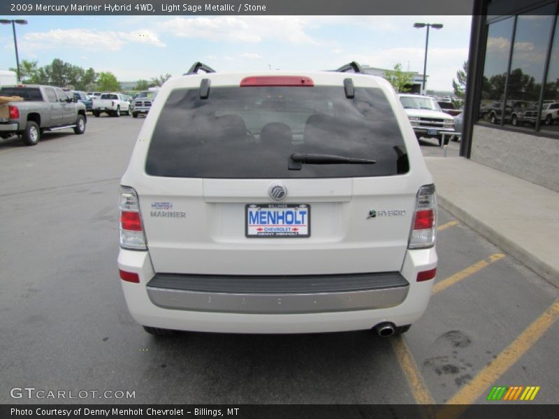 Light Sage Metallic / Stone 2009 Mercury Mariner Hybrid 4WD
