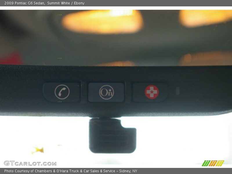 Summit White / Ebony 2009 Pontiac G6 Sedan