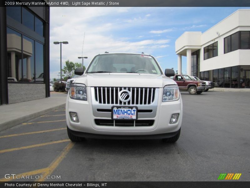 Light Sage Metallic / Stone 2009 Mercury Mariner Hybrid 4WD