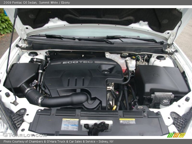 Summit White / Ebony 2009 Pontiac G6 Sedan