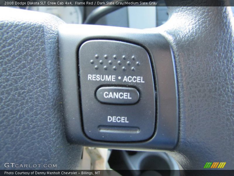 Flame Red / Dark Slate Gray/Medium Slate Gray 2008 Dodge Dakota SLT Crew Cab 4x4