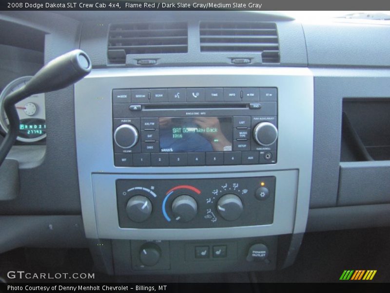Flame Red / Dark Slate Gray/Medium Slate Gray 2008 Dodge Dakota SLT Crew Cab 4x4