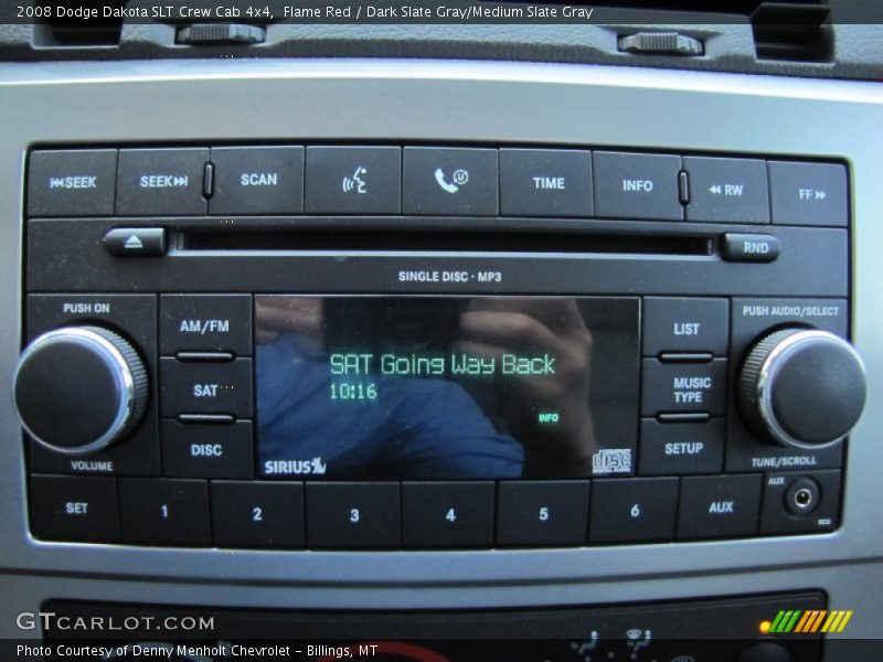 Flame Red / Dark Slate Gray/Medium Slate Gray 2008 Dodge Dakota SLT Crew Cab 4x4