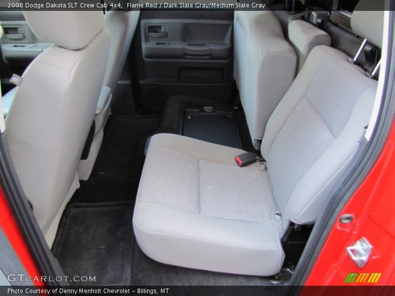 Flame Red / Dark Slate Gray/Medium Slate Gray 2008 Dodge Dakota SLT Crew Cab 4x4