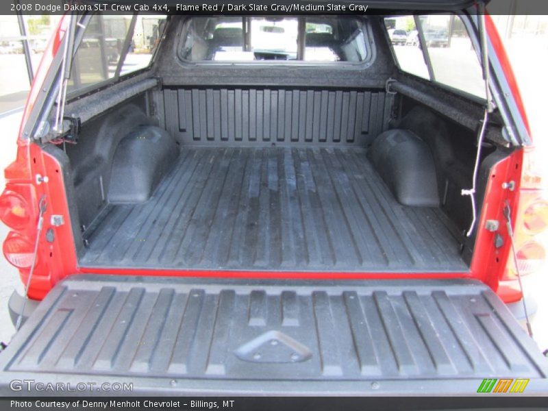 Flame Red / Dark Slate Gray/Medium Slate Gray 2008 Dodge Dakota SLT Crew Cab 4x4