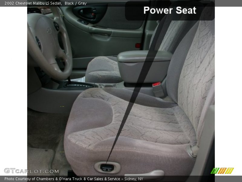 Black / Gray 2002 Chevrolet Malibu LS Sedan