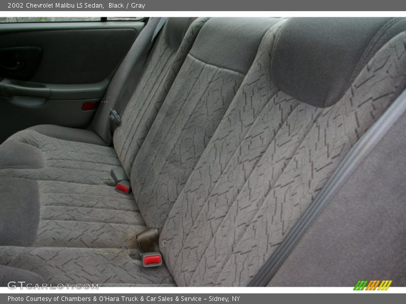 Black / Gray 2002 Chevrolet Malibu LS Sedan