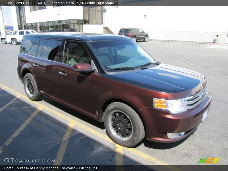 Cinnamon Metallic / Medium Light Stone 2009 Ford Flex SEL AWD