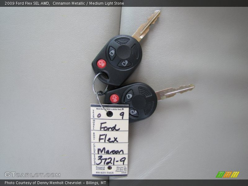 Cinnamon Metallic / Medium Light Stone 2009 Ford Flex SEL AWD