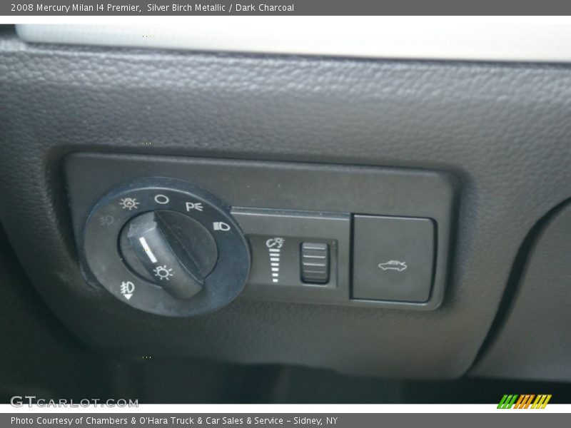Silver Birch Metallic / Dark Charcoal 2008 Mercury Milan I4 Premier