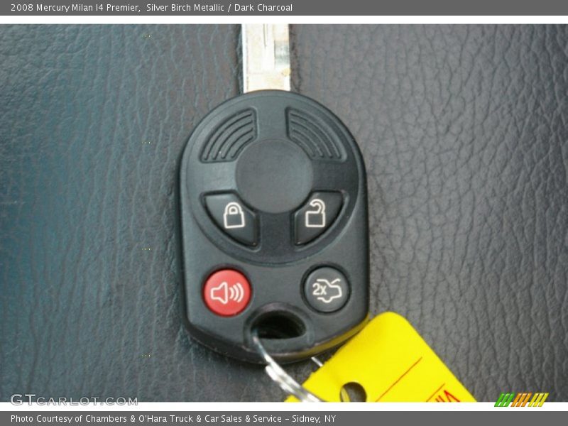 Silver Birch Metallic / Dark Charcoal 2008 Mercury Milan I4 Premier