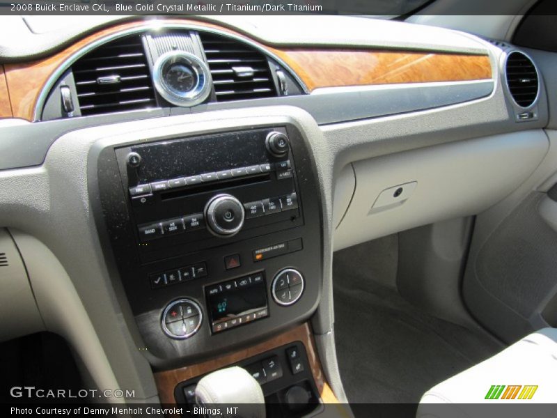 Blue Gold Crystal Metallic / Titanium/Dark Titanium 2008 Buick Enclave CXL