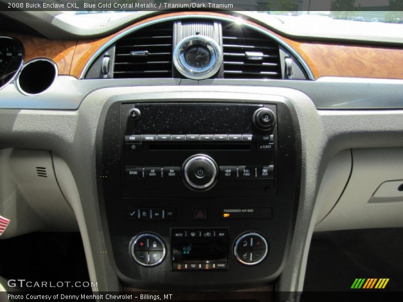 Blue Gold Crystal Metallic / Titanium/Dark Titanium 2008 Buick Enclave CXL