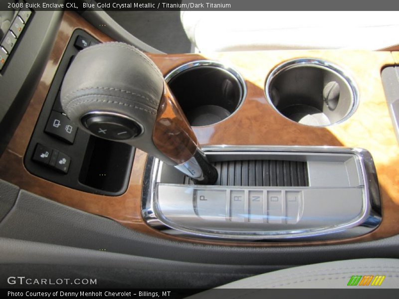 Blue Gold Crystal Metallic / Titanium/Dark Titanium 2008 Buick Enclave CXL
