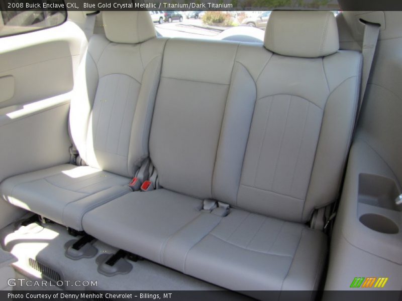 Blue Gold Crystal Metallic / Titanium/Dark Titanium 2008 Buick Enclave CXL