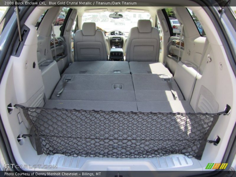 Blue Gold Crystal Metallic / Titanium/Dark Titanium 2008 Buick Enclave CXL