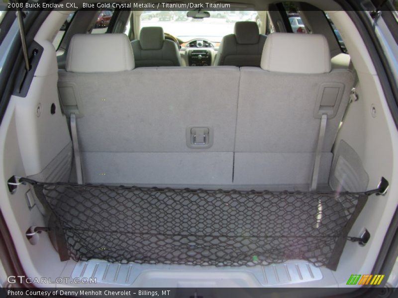 Blue Gold Crystal Metallic / Titanium/Dark Titanium 2008 Buick Enclave CXL