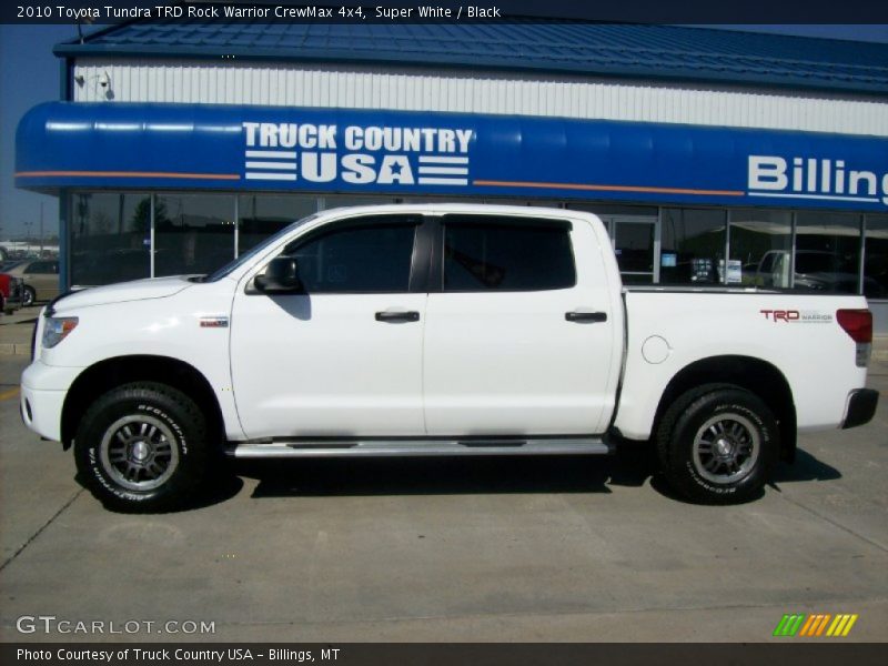 Super White / Black 2010 Toyota Tundra TRD Rock Warrior CrewMax 4x4