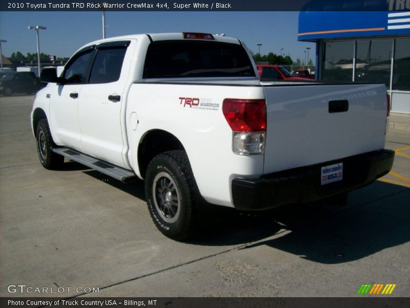 Super White / Black 2010 Toyota Tundra TRD Rock Warrior CrewMax 4x4