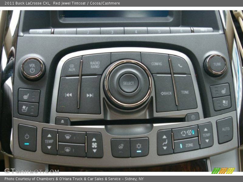Red Jewel Tintcoat / Cocoa/Cashmere 2011 Buick LaCrosse CXL