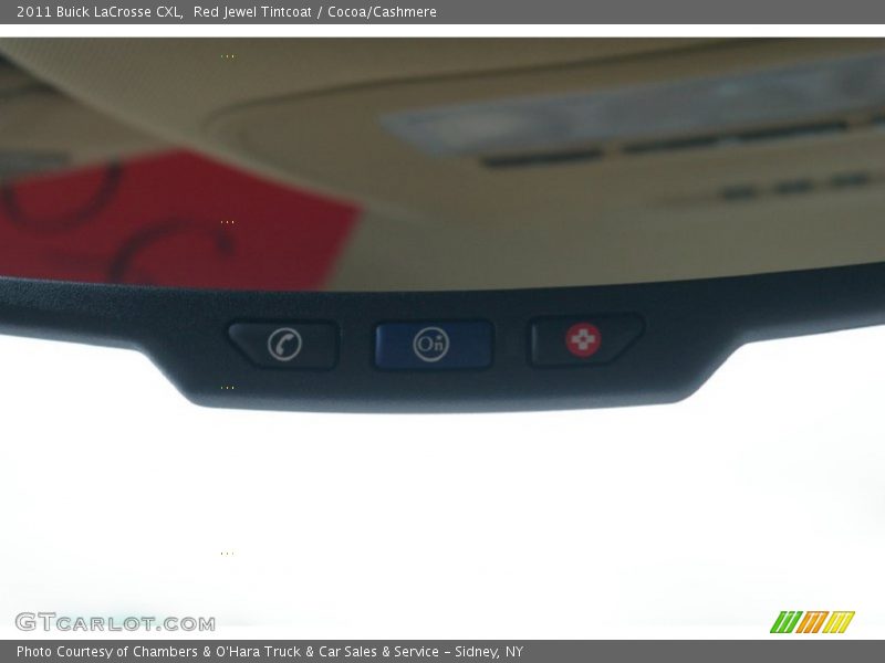 Red Jewel Tintcoat / Cocoa/Cashmere 2011 Buick LaCrosse CXL