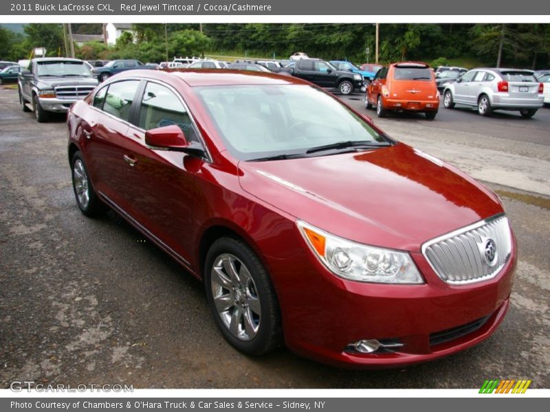 Red Jewel Tintcoat / Cocoa/Cashmere 2011 Buick LaCrosse CXL