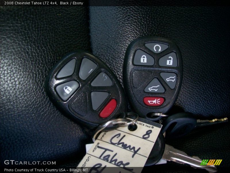 Black / Ebony 2008 Chevrolet Tahoe LTZ 4x4