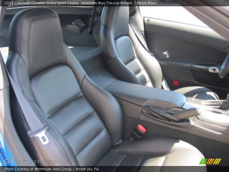  2011 Corvette Grand Sport Coupe Ebony Black Interior