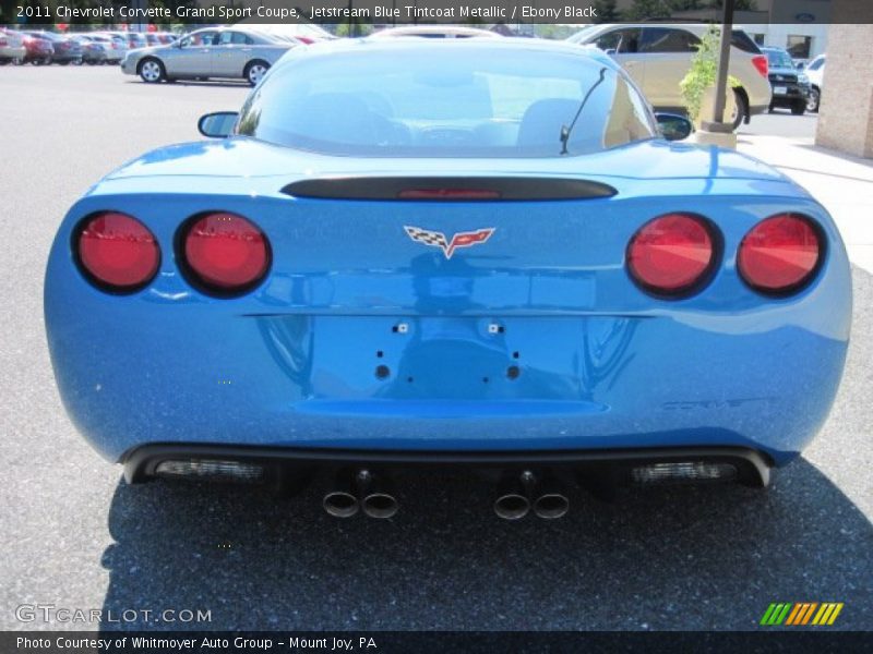 Jetstream Blue Tintcoat Metallic / Ebony Black 2011 Chevrolet Corvette Grand Sport Coupe